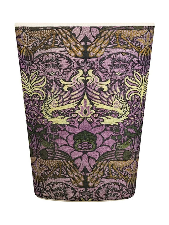 Ecoffee Cup Peacock Tasse Bamboo mit Deckel Lila 340ml 1Stück