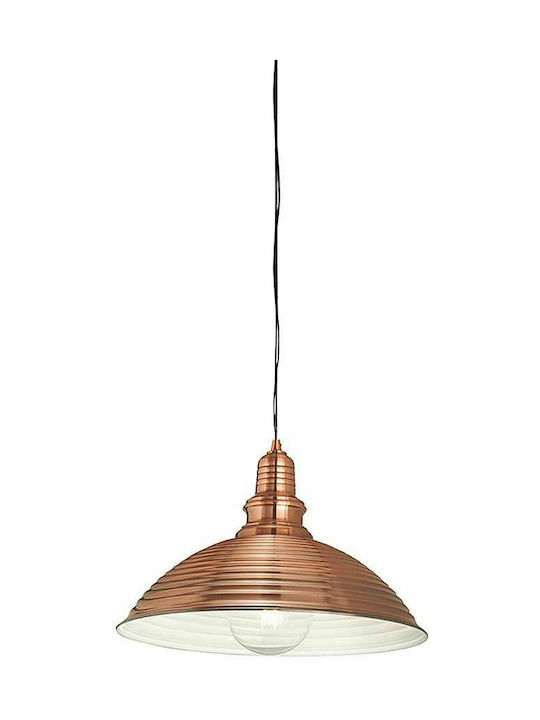 Ondaluce Reina Pendant Light Single-Light for Socket E27 Bronze