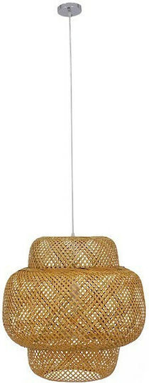 GloboStar Malvides Light Lustră Maro Rețea cu Dulie E27 56x54cm.