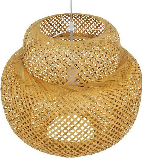 GloboStar Malvides Light Lustră Maro Rețea cu Dulie E27 56x54cm.
