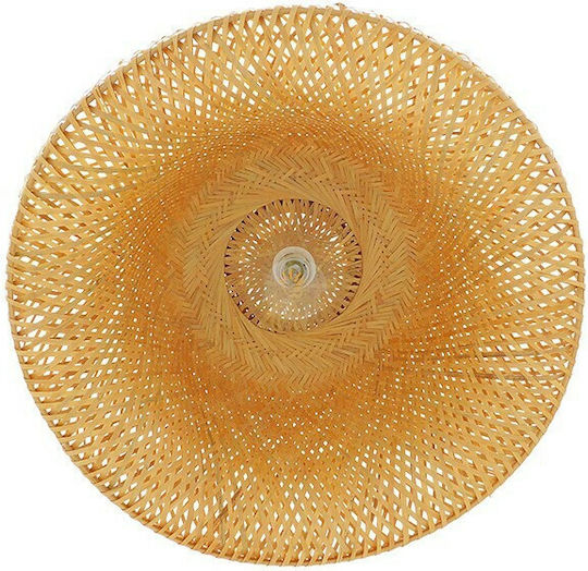 GloboStar Bermuda Lustră Maro cu Dulie E27 60x29cm.