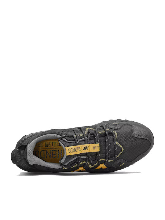 Shando Ανδρικά Αθλητικά Παπούτσια Trail Running Μαύρα