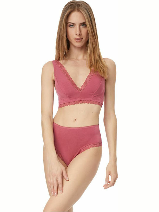Minerva Fimelle Bralette Σουτιέν Ροζ