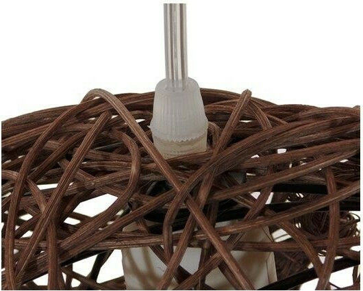 GloboStar Meniscus Pendant Light Brown with Socket E27 30x20x35cm