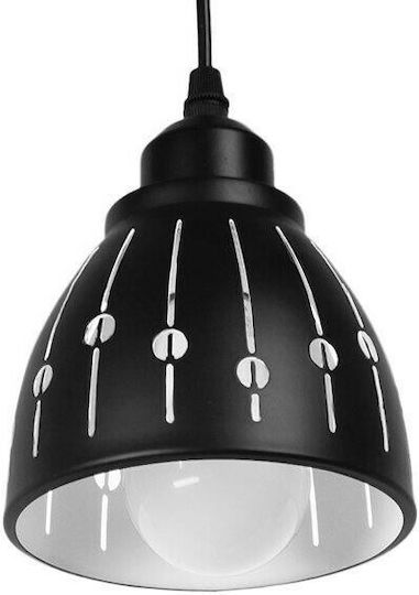 GloboStar Hunton Κρεμαστό Φωτιστικό Μαύρο 12.5x12.5εκ. GloboStar Hunton Κρεμαστό Φωτιστικό Μαύρο 12.5x12.5εκ.