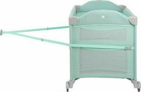 Kikka Boo Milky Way 2020 Кошара за игра 2 Нива с Матрак Мента 125x65см