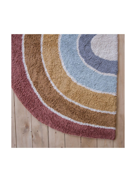 Little Dutch Rainbow Pure & Nature Детско килимче Памучно Многоцветен 80x130см