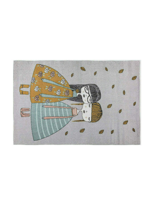 Ezzo A856AJ8 Kinder Teppich Gray 160x230cm Dicke 9mm