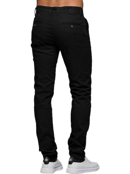 Ben Tailor 2050 Herrenhose Chino Elastisch in Normaler Passform Schwarz