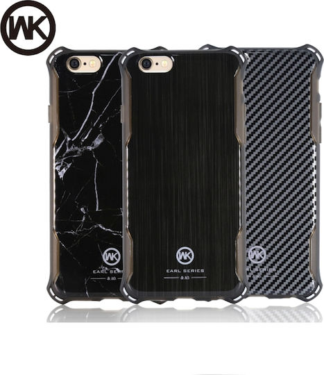 WK Earl Back Cover Σιλικόνης Γκρι (iPhone 8/7 Plus)