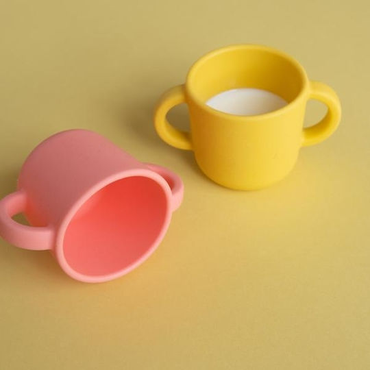 Ekobo Kleinkinderbecher aus Silikon Mehrfarbig 2Stück 150ml für 36m+m+