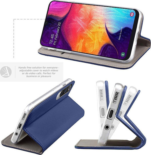 Smart Magnet Book Piele artificială Albastru (Galaxy S20 FE)