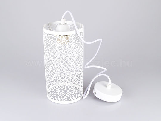 V-TAC Lustră Alb cu Dulie E27 25x13x128cm.