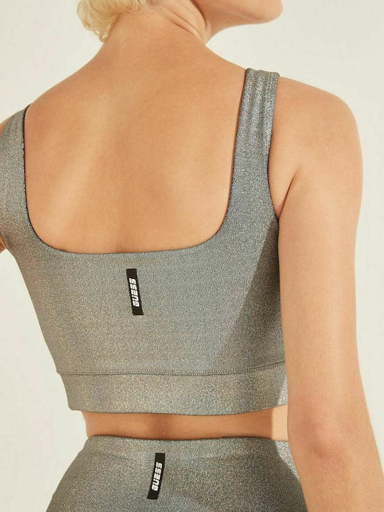 Women's Sports Bra without Padding Silver