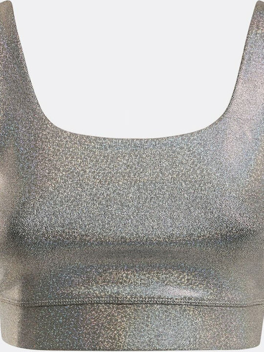 Women's Sports Bra without Padding Silver