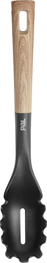 Pal Bambus Servierlöffel Nudeln Tef Sieb aus Nylon Schwarze 34cm