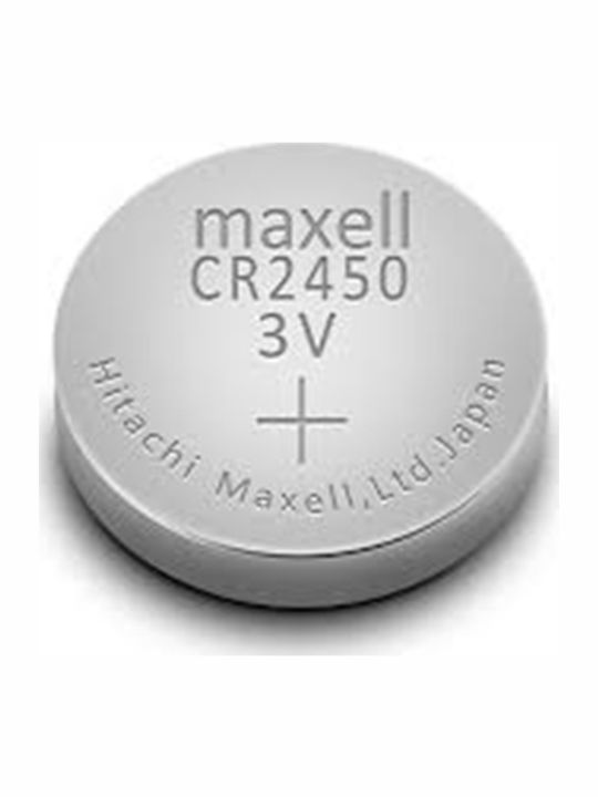 Maxell Μπαταρία Λιθίου Ρολογιών CR2450 3V 1τμχ