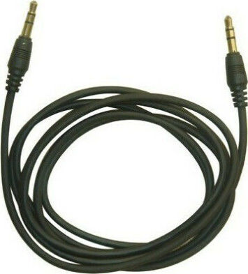 Aculine Audio Cable 3.5mm Male - 3.5mm Male Black 2m AU-003