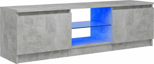 Stand TV Cu Iluminare LED Gri L120xA30xÎ35,5cm