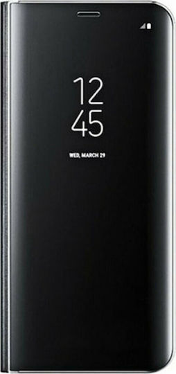 Hurtel Clear View Book Πλαστικό Μαύρο (Redmi 9C)