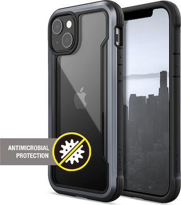 X-Doria Raptic Shield Pro Plastic Back Cover Durable Black (iPhone 13)