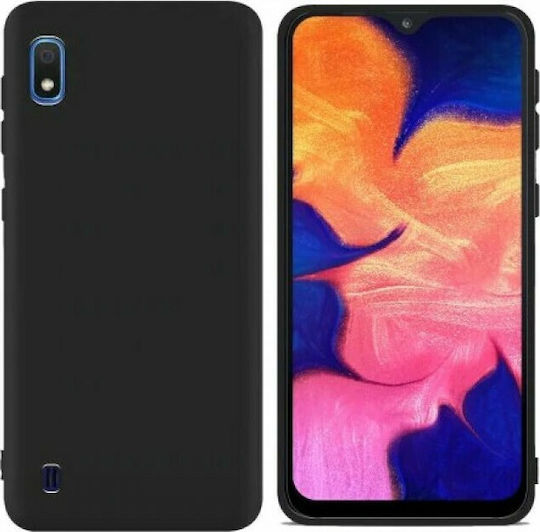 Back Cover Σιλικόνης Μαύρο (Galaxy A10)