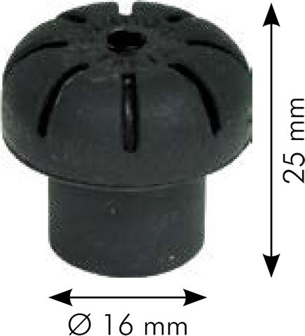Longoni Rubber Bumper Mushroom Style Protector Garda de friptură Μπιλιάρδου 1buc 14450