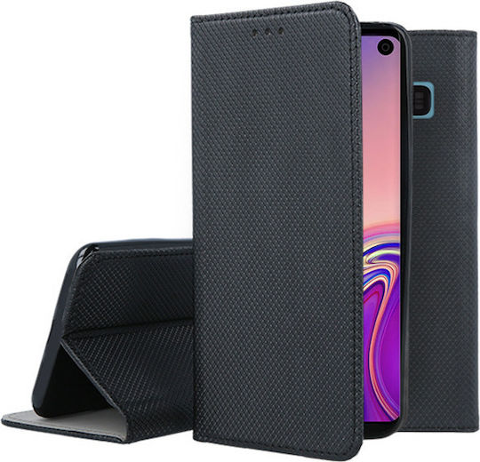 Forcell Book Piele artificială Negru (Galaxy S10)