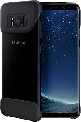 Samsung 2piece Cover Umschlag Rückseite Kunststoff Schwarz (Galaxy S8) EF-MG950CBEGWW