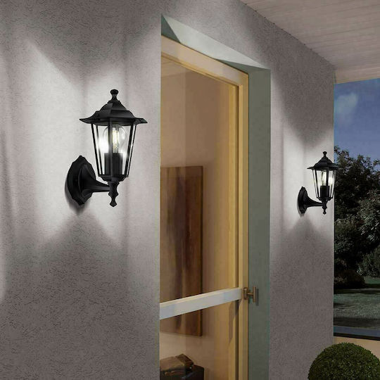 Eglo Wall-Mounted Outdoor Lighting Lantern 16.5x32x32cm Eglo Wall-Mounted Outdoor Lighting Lantern 16.5x32x32cm