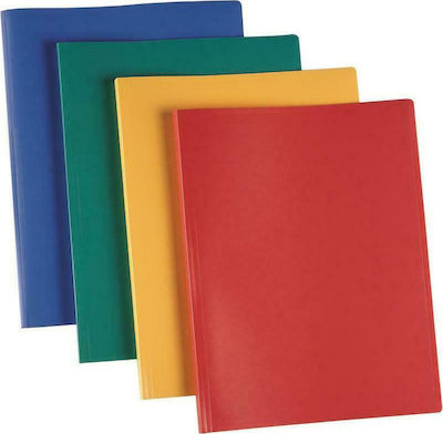 Metron Clipboard Flexible with 30 plastic sleeves Slides for Paper A4 (Μiscellaneous colours) 1pcs