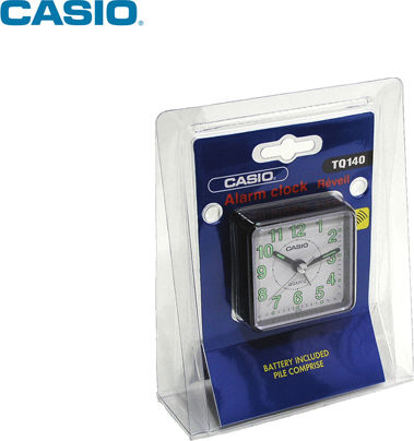 Casio Tischuhr mit Wecker TQ-140-1BEF Casio Tischuhr mit Wecker TQ-140-1BEF