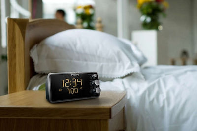 Philips Επιτραπέζιο Ψηφιακό Ρολόι με Ξυπνητήρι & Ραδιόφωνο AJ3551/12