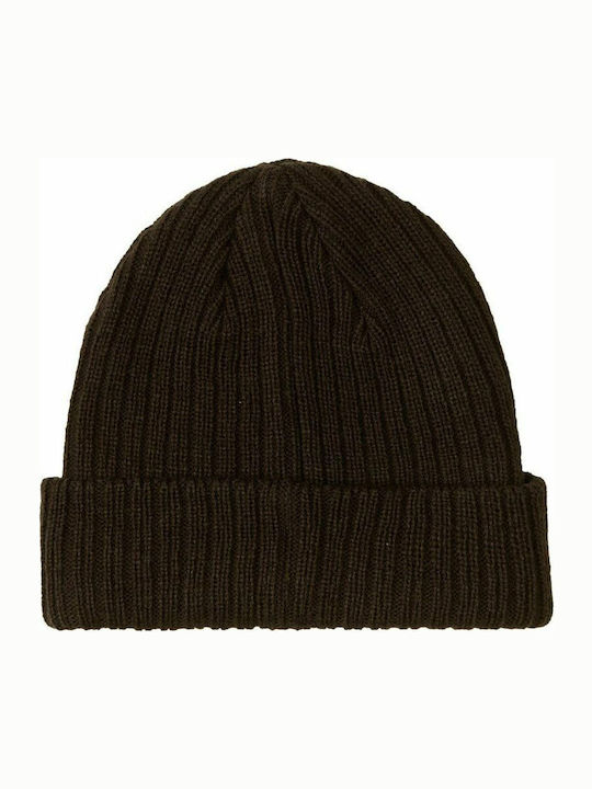 Arcade Beanie Ανδρικός Σκούφος με Rib Πλέξη σε Μαύρο χρώμα