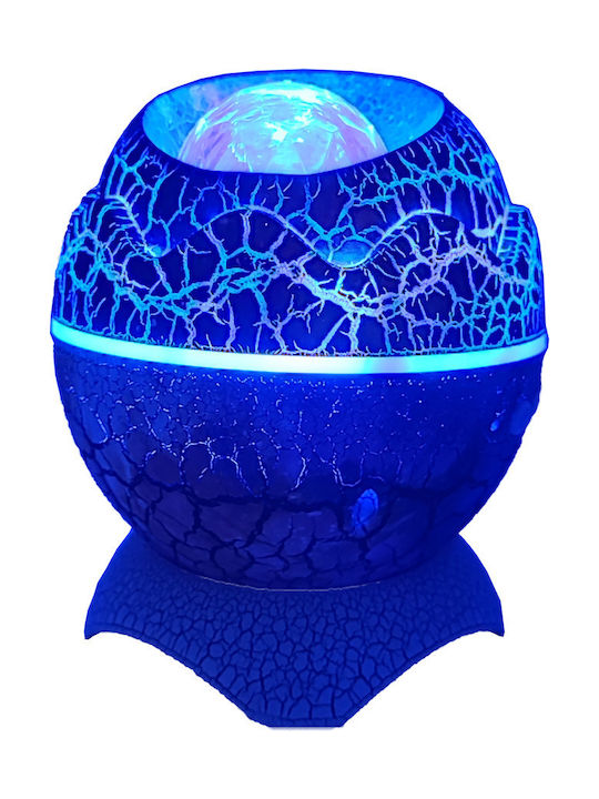 Factory Lampă de proiecție pentru copii Dragon Egg cu Proiecție de Desene Multicolor 13.5x13.5x11εκ.
