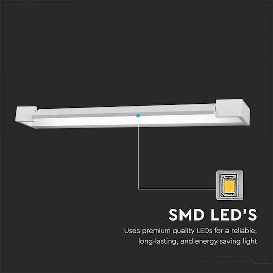 V-TAC Modern Lumină de Perete cu LED Integrat și Lumină Alb Cald 60x100x42cm