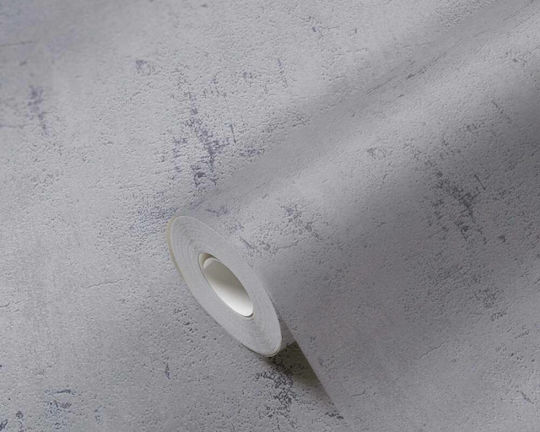 Wall Wallpaper Vinyl Gray 1005x53cm Washable
