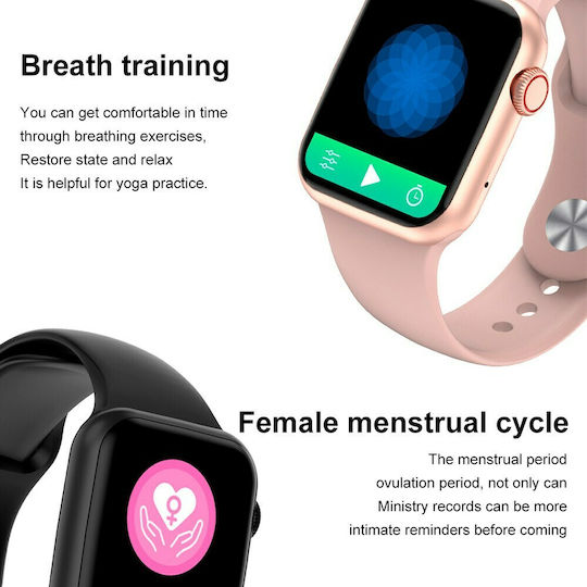 NO.1 DT100 Pro Max Smartwatch με Παλμογράφο (Μαύρο)