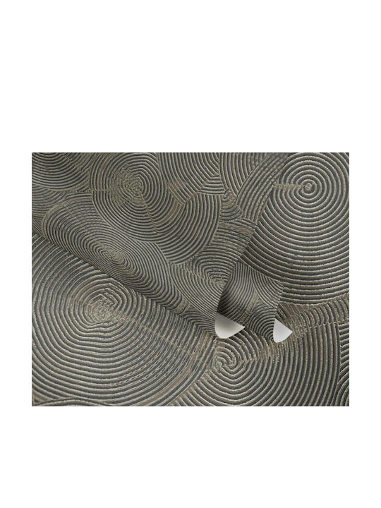 Wallpaper Circles Vinyl Black L1005xW53cm Washable