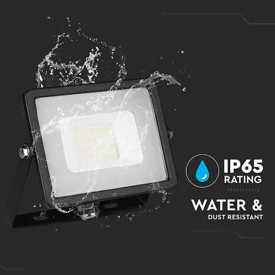 V-TAC Waterproof LED Floodlight 20W Cold White 6400K IP65