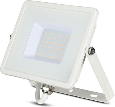 V-TAC Wasserdicht LED Flutlicht 30W Natürliches Weiß 4000K IP65