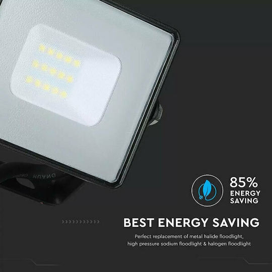 V-TAC Στεγανός Προβολέας LED 10W Ψυχρό Λευκό 6400K IP65