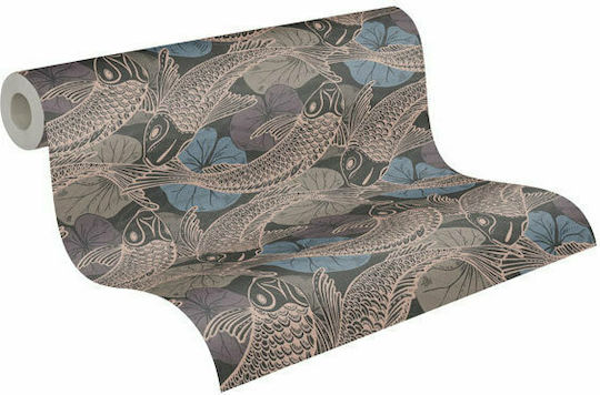 Ταπετσαρία Τοίχου Fishes Βινυλίου 1005x53cm Πλενόμενη