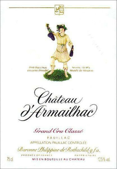 Chateau D'Armailhac Vin 5eme Grand Cru Roșu Sec 750ml
