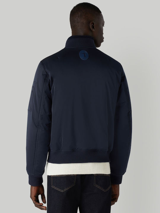 Trussardi Men's Bomber Jacket Navy Blue