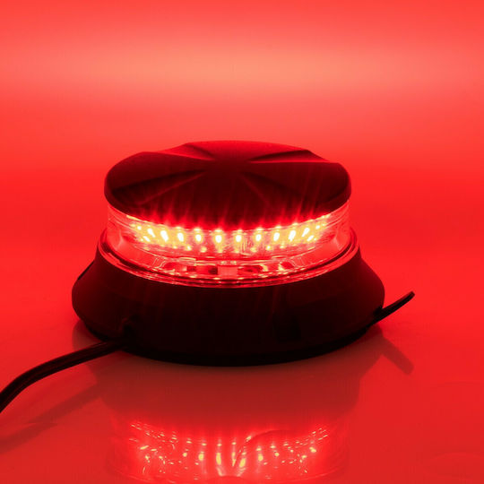 GloboStar Car Beacon LED 10 - 30V Waterproof with Red Lighting