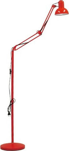 GloboStar Audrey Vintage Lampa de podea Î190xL27.5cm. cu Soclu pentru Bec E27 Roșu