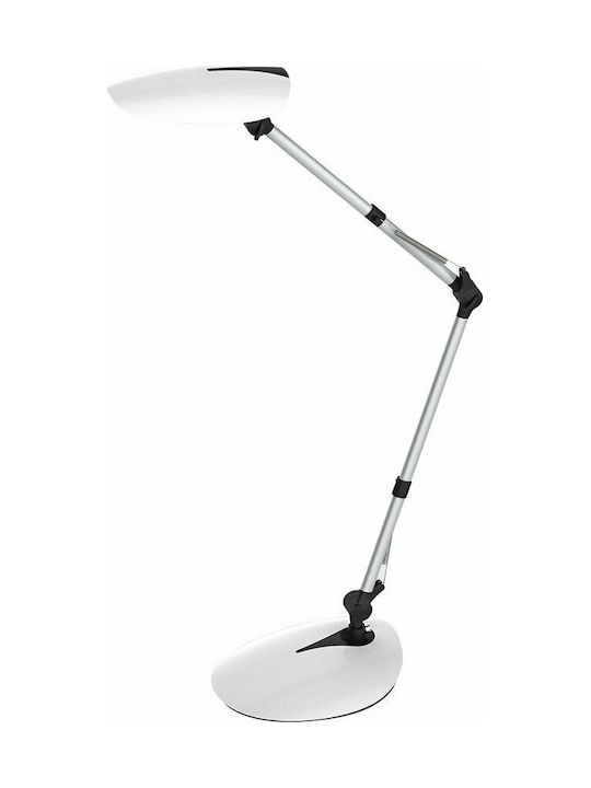 Wofi Ella LED Schreibtischlampe mit klappbarem Arm in Weiß Farbe