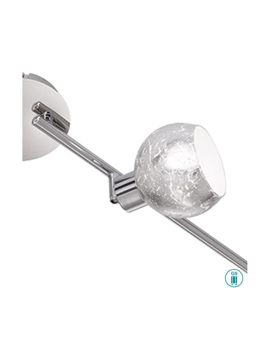 Wofi Fara Spot mit 4 Lichtern und mit Fassung G9 in Silber Farbe