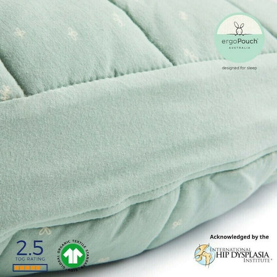 Ergo Pouch Autumn Sleeping Bag with Feet Sleep Suit Bag 2.5 Tog Sage